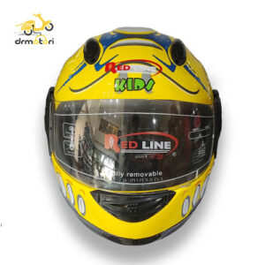 کلاه کاسکت بچگانه ردلاین طرح دار زرد