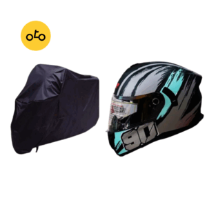 پکیچ کلاه کاسکت و چادر موتور سیکلت طرح g/b برند MA2 با تخفیف ویژه