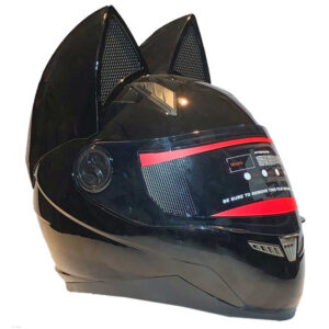 کلاه کاسکت نوترینوس مدل دخترانه خرگوشی فک ثابت