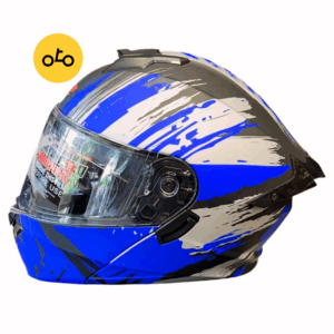 کلاه کاسکت فک متحرک MA2 کد 963 آبی