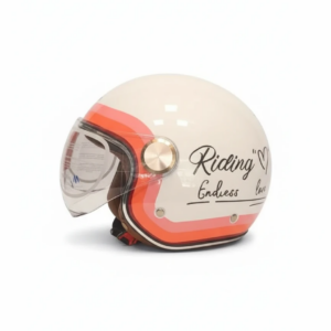 کلاه کاسکت وسپایی برند MA2 سفید